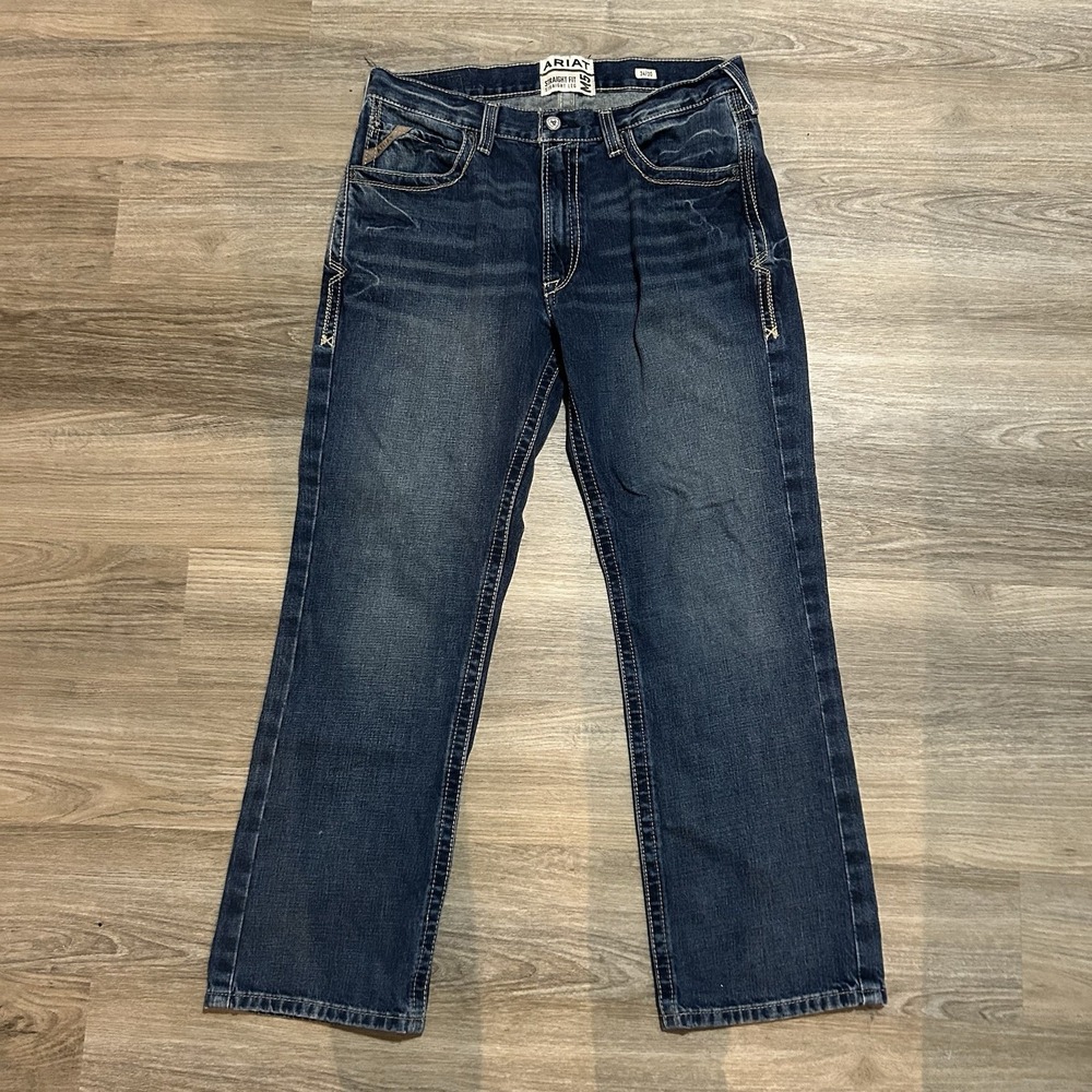 Ariat M5 Arrowhead Jeans Mens 34x30 Denim Pant Straight Leg
